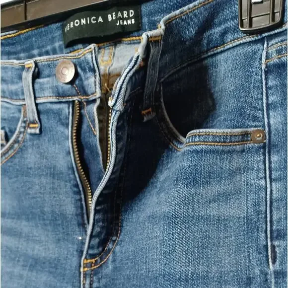 VERONICA BEARD Kate 10" Crop Stretch Jeans. Size 24 - Picture 10 of 16